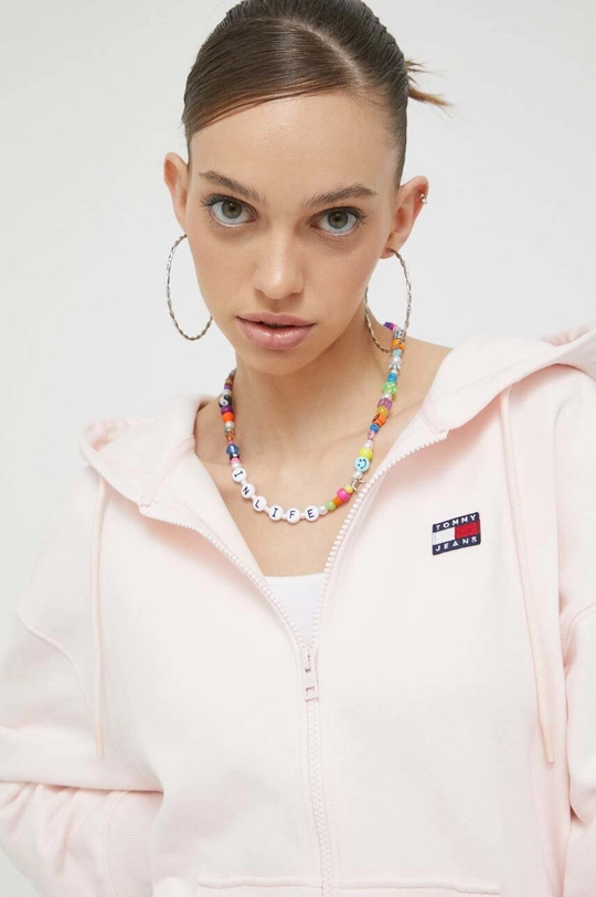 розовый Хлопковая кофта Tommy Jeans