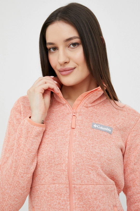 oranžová Športová mikina Columbia Sweater Weather