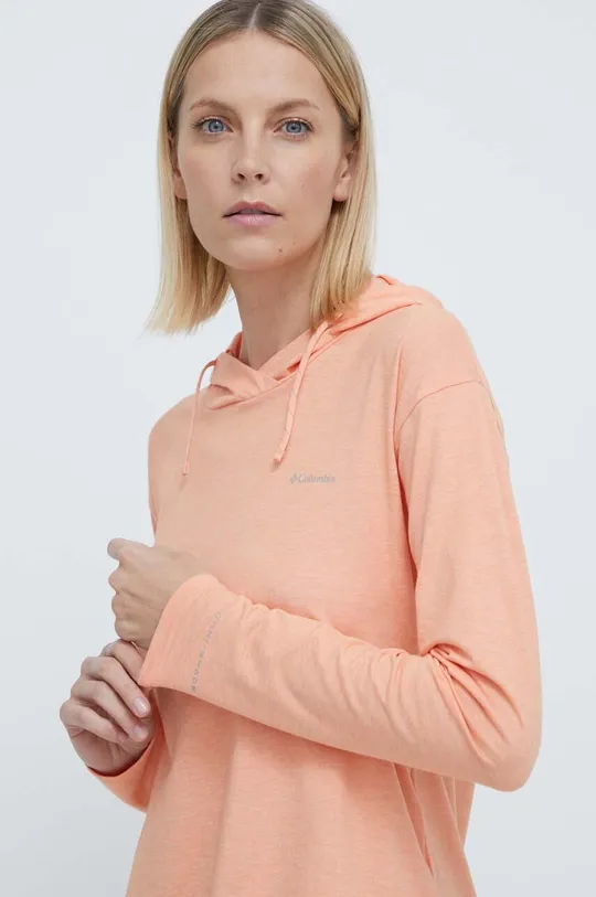 πορτοκαλί Αθλητική μπλούζα Columbia Sun Trek Sun Trek Γυναικεία