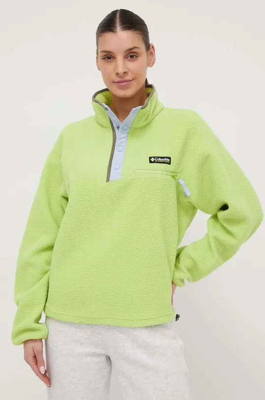 zelena Športni pulover Columbia Helvetia Cropped Ženski