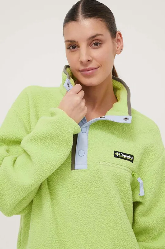 zelena Športni pulover Columbia Helvetia Cropped