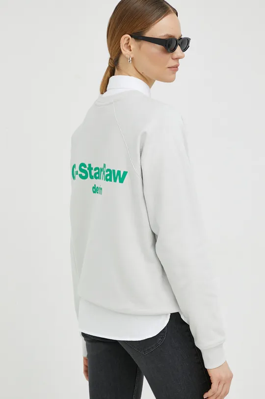 sivá Bavlnená mikina G-Star Raw Dámsky