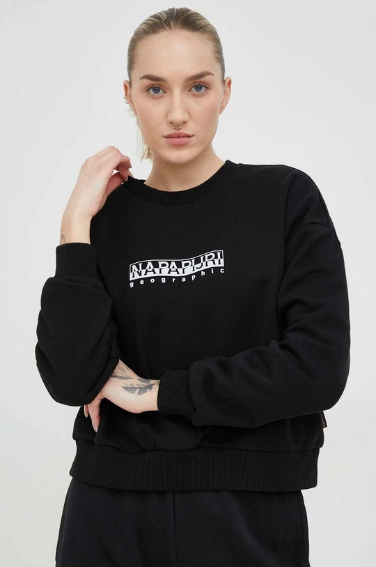 black Napapijri sweatshirt