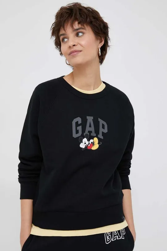 Μπλούζα GAP x Disney μαύρο