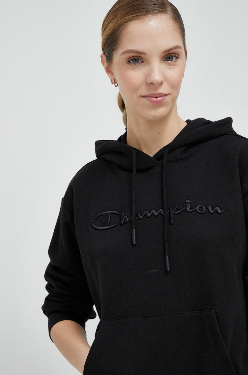 Mikina Champion, barva černá | ANSWEAR.cz