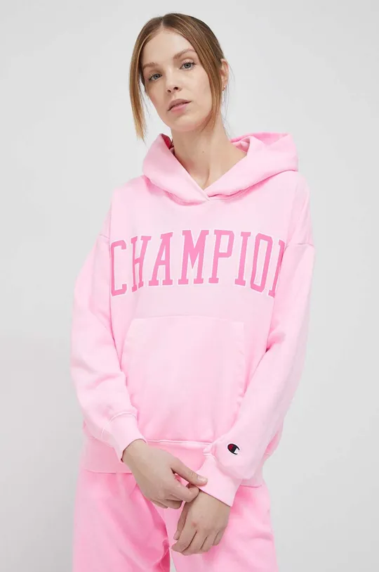 różowy Champion bluza Damski