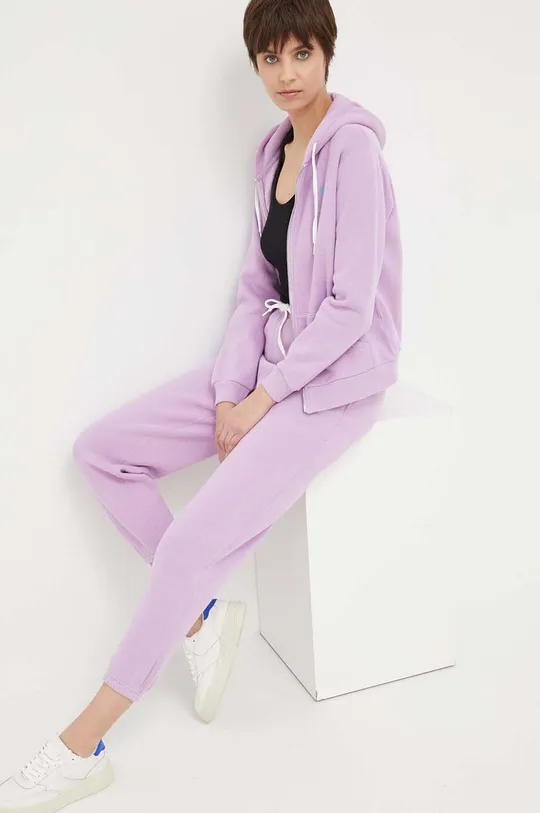 Pulover Polo Ralph Lauren vijolična