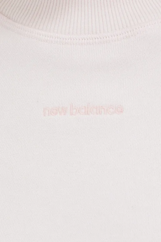 Bombažen pulover New Balance Ženski