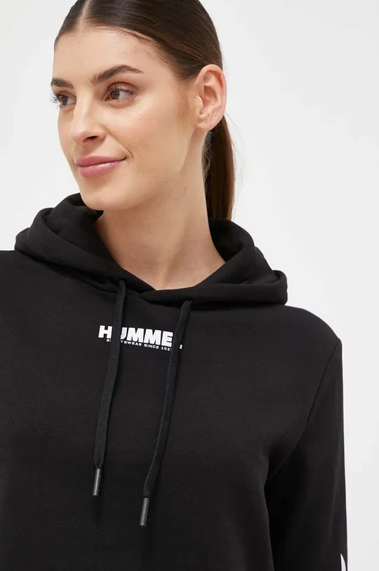 črna Bombažen pulover Hummel