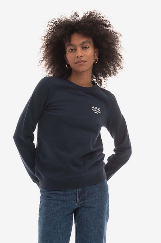 navy A.P.C. cotton sweatshirt Sweat Skye Women’s