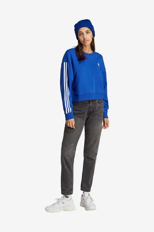 Bavlnená mikina adidas Originals Adicolor Classic Sweatshirt modrá