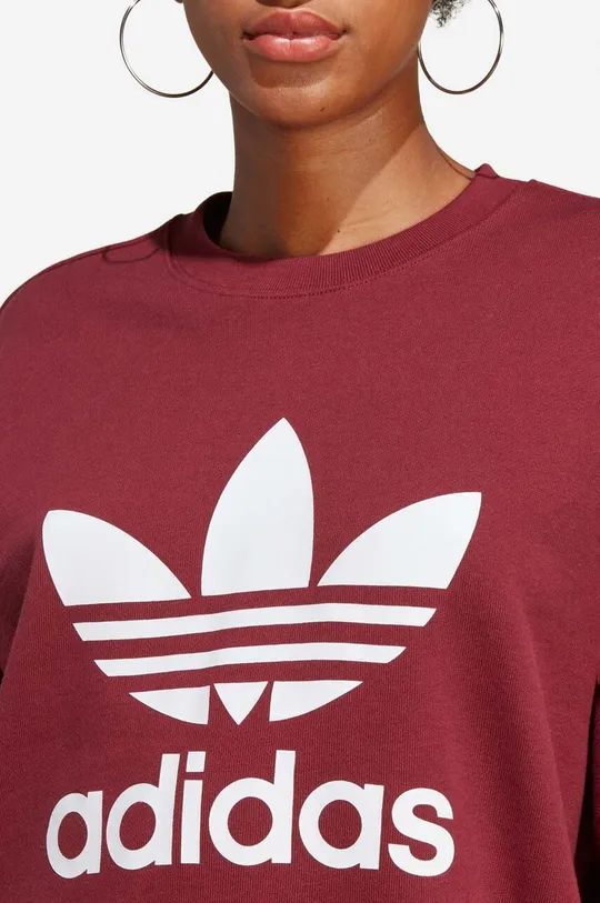 adidas Originals cotton sweatshirt Trefoil Crew Sweatshirt Women’s