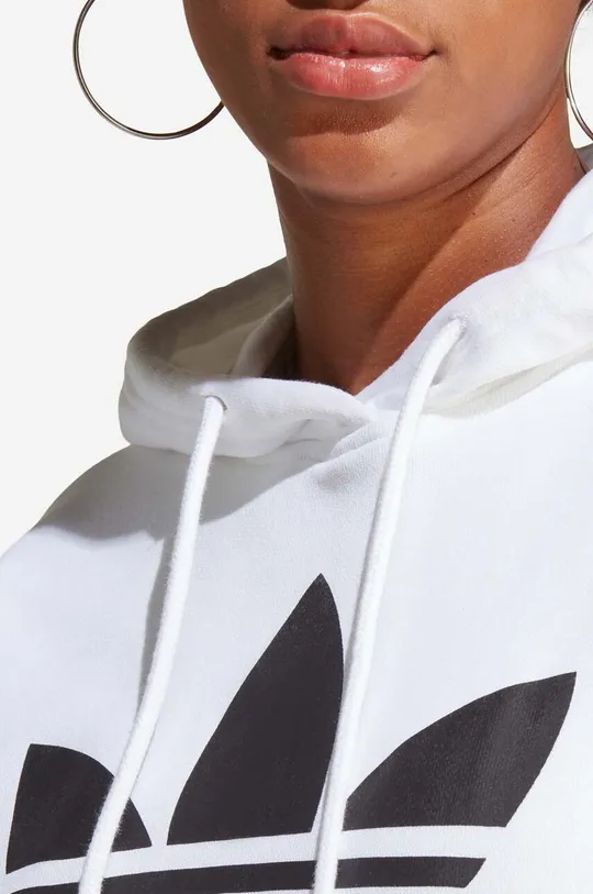 Βαμβακερή μπλούζα adidas Originals Trefoil Hoodie Γυναικεία