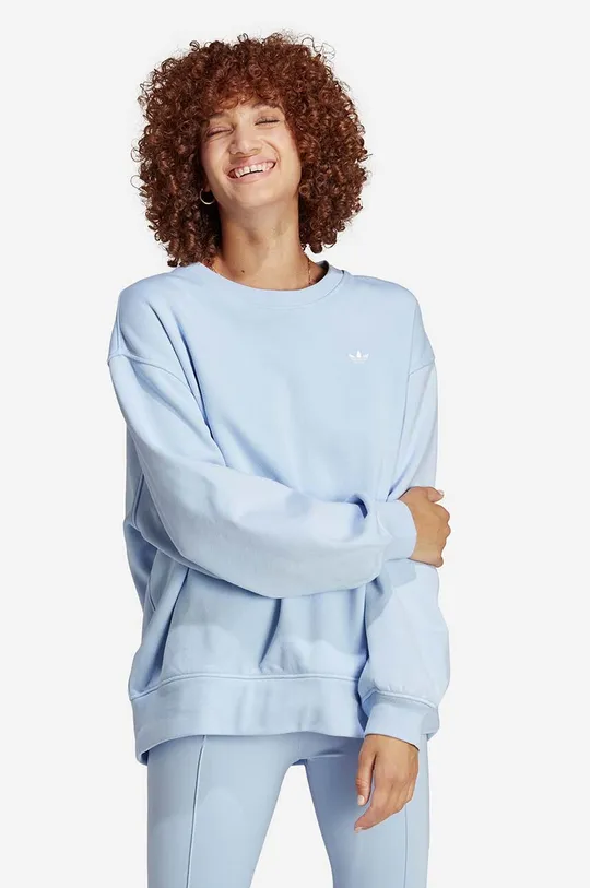 blue adidas Originals cotton sweatshirt Women’s