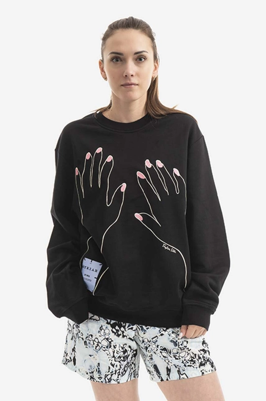 black MCQ cotton sweatshirt Women’s