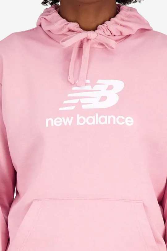 pink New Balance sweatshirt
