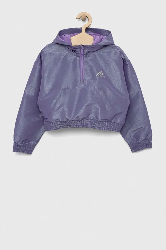 фиолетовой Детская кофта adidas G D WV HD HLFZP Для девочек