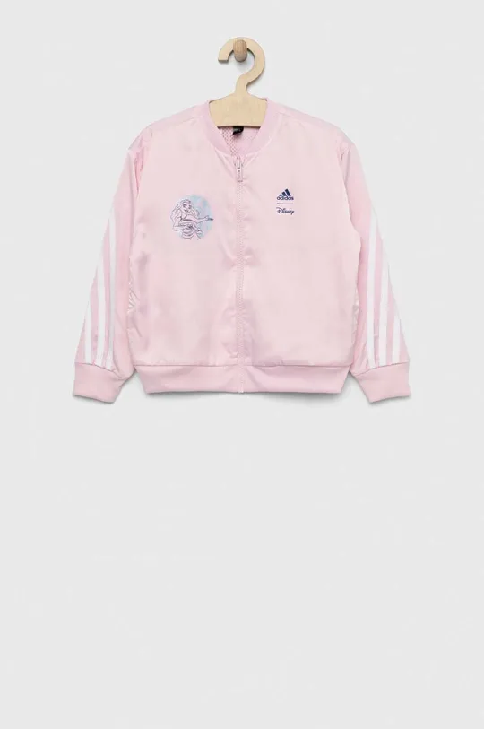 różowy adidas kurtka bomber dziecięca x Disney LG DY MNA Dziewczęcy