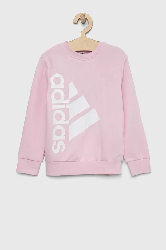 рожевий Дитяча кофта adidas LK Для дівчаток