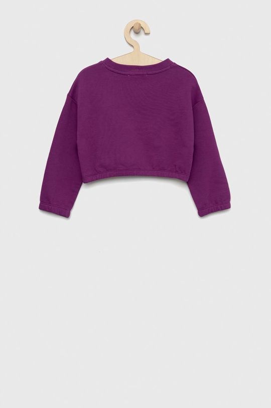 Calvin Klein Jeans bluza dziecięca purpurowy