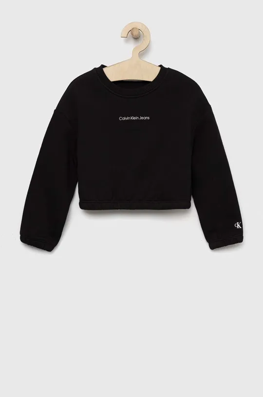 чорний Дитяча кофта Calvin Klein Jeans Для дівчаток