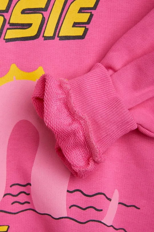 розовый Детская хлопковая кофта Mini Rodini