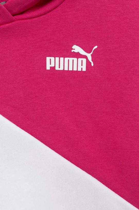 Otroški pulover Puma PUMA POWER Cat Hoodie TR G  Glavni material: 68 % Bombaž, 32 % Poliester Podloga kapuce: 100 % Bombaž Patent: 97 % Bombaž, 3 % Elastan