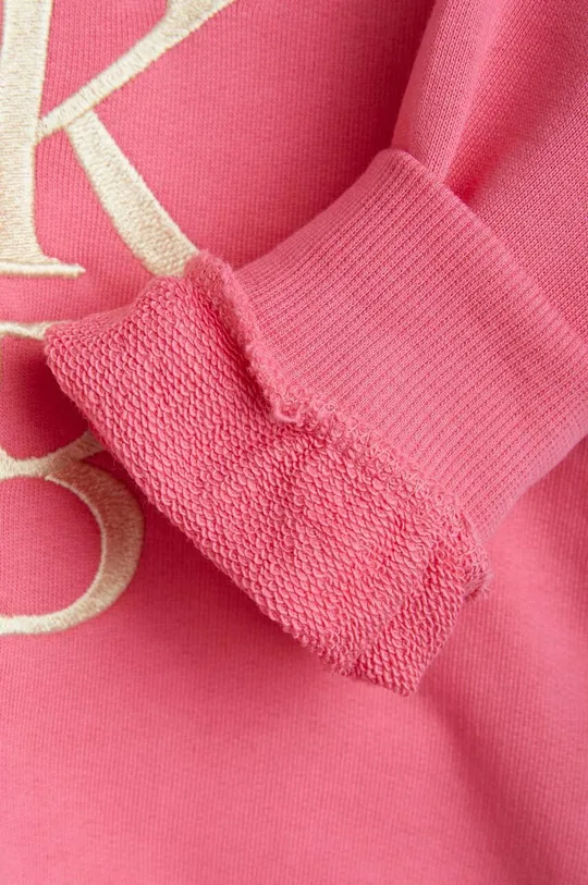 ružová Detská bavlnená mikina Mini Rodini