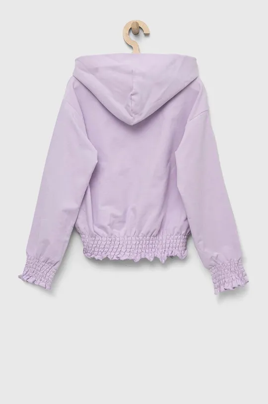 OVS bluza bawełniana dziecięca fioletowy