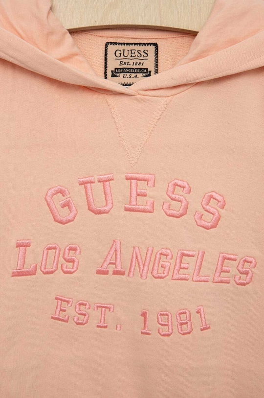 Guess t-shirt bawełniany dziecięcy 100 % Bawełna