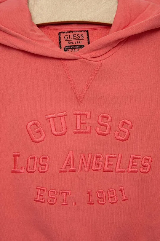 Guess t-shirt bawełniany dziecięcy 100 % Bawełna