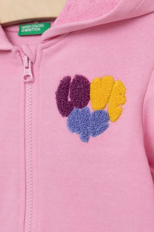 United Colors of Benetton bluza bawełniana dziecięca 100 % Bawełna