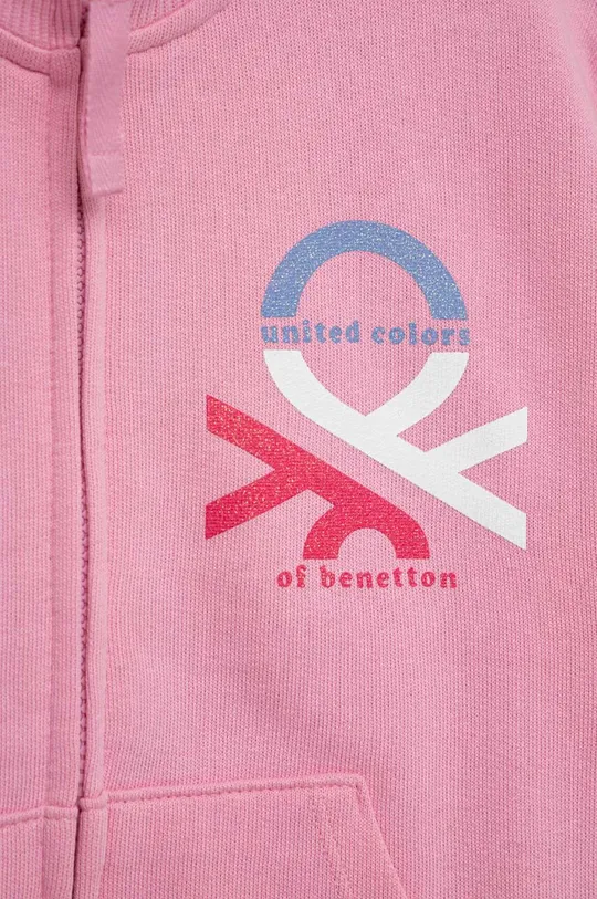 United Colors of Benetton gyerek melegítőfelső pamutból  100% pamut