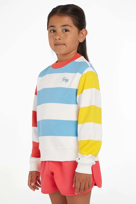 multicolor Tommy Hilfiger bluza dziecięca Dziewczęcy