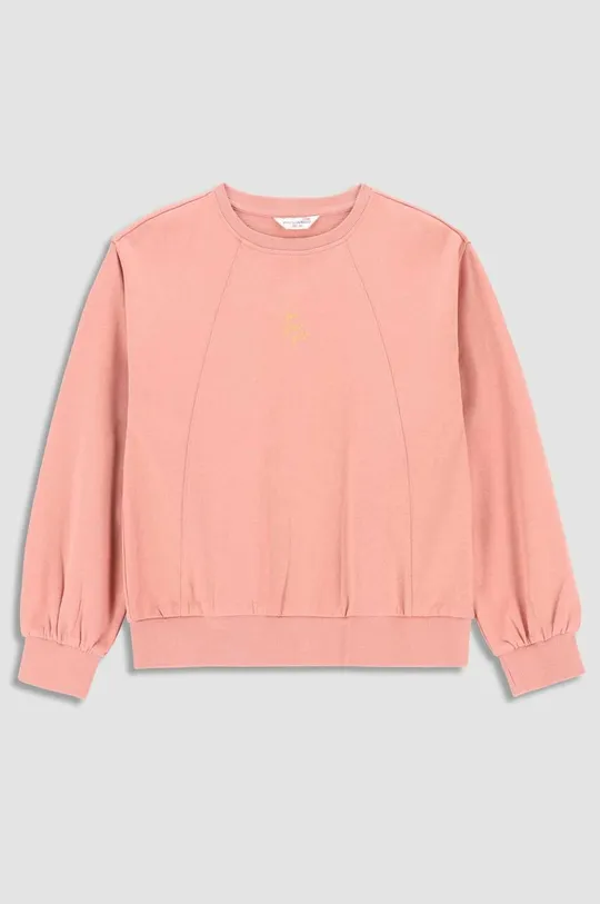 Παιδική βαμβακερή μπλούζα Coccodrillo ροζ