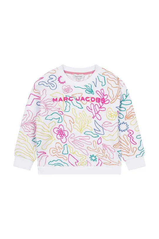 Παιδική βαμβακερή μπλούζα Marc Jacobs λευκό