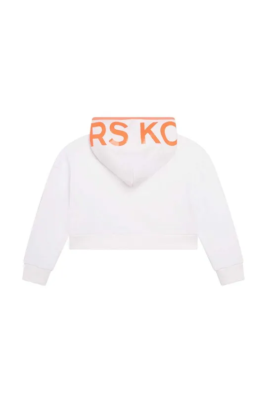 Παιδική βαμβακερή μπλούζα Michael Kors λευκό