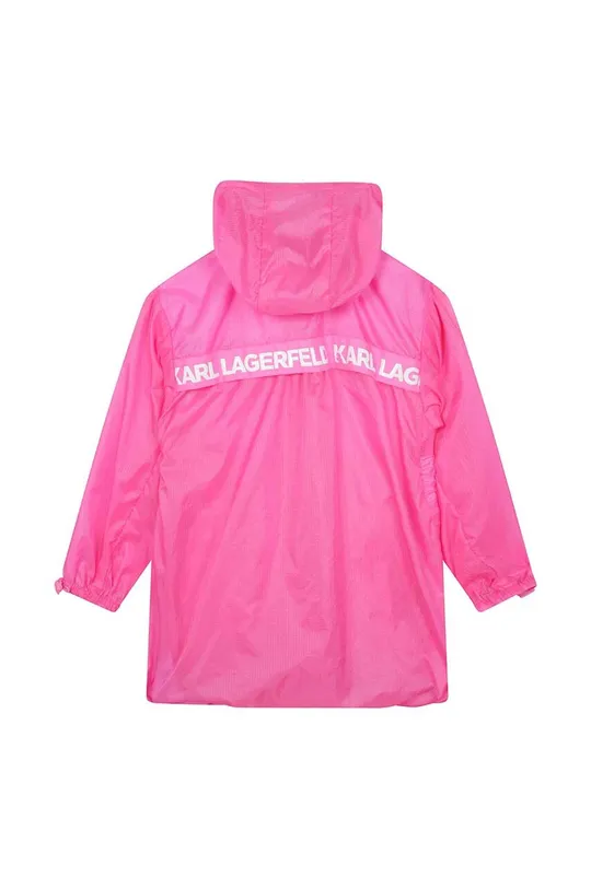 Otroška jakna Karl Lagerfeld roza