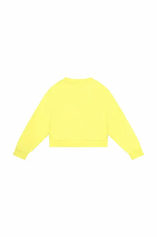 Dkny bluza bawełniana dziecięca żółty