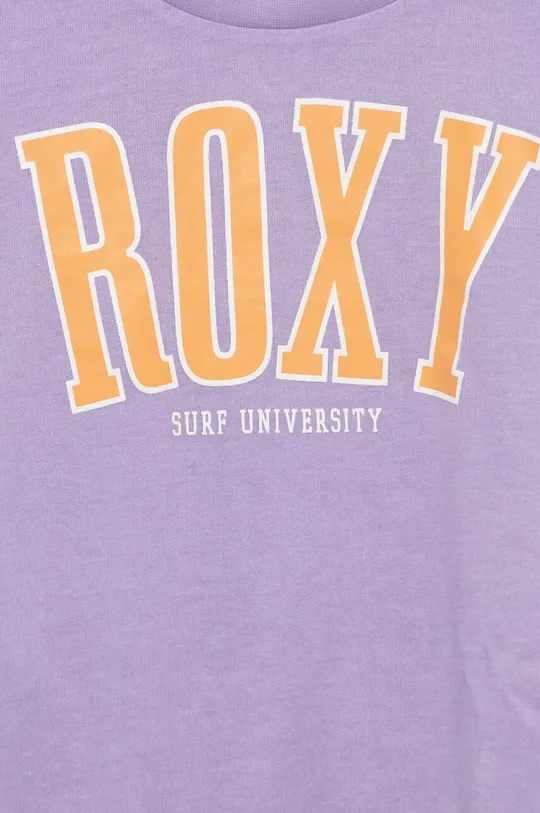 μωβ Παιδική μπλούζα Roxy