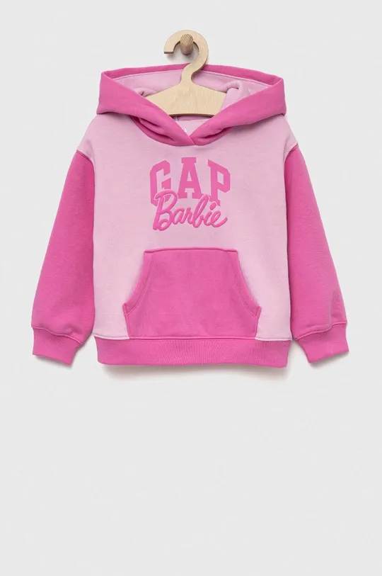 vijolična Otroški pulover GAP x Barbie Dekliški