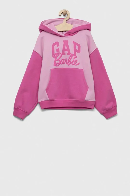 vijolična Otroški pulover GAP x Barbie Dekliški