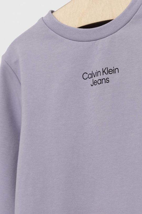 Calvin Klein Jeans bluza copii  95% Bumbac, 5% Elastan