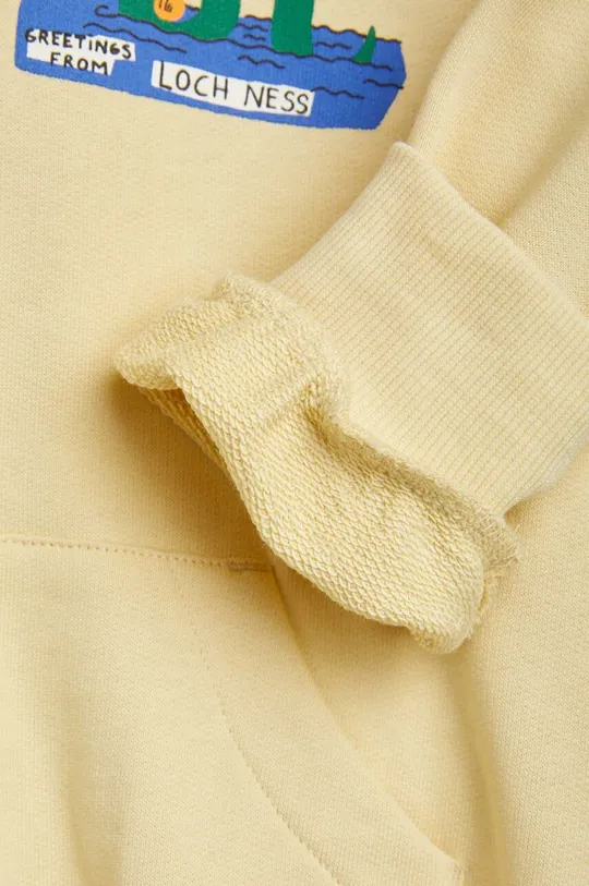 κίτρινο Παιδική βαμβακερή μπλούζα Mini Rodini