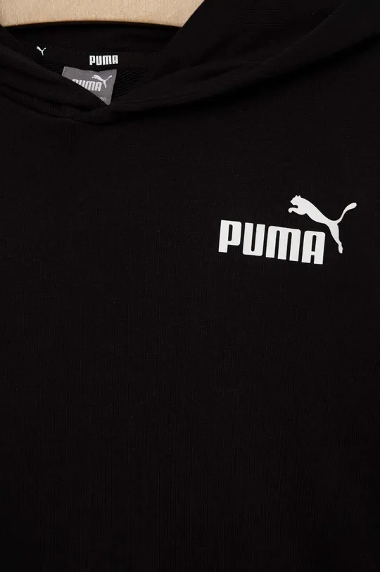 Otroški pulover Puma ESS Small Logo Hoodie TR B  Glavni material: 68 % Bombaž, 32 % Poliester Podloga kapuce: 100 % Bombaž Patent: 97 % Bombaž, 3 % Elastan