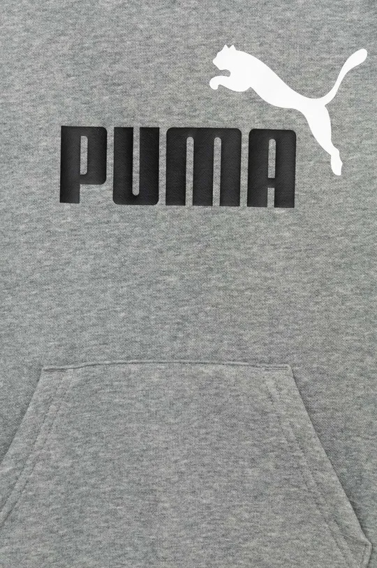 Puma gyerek felső ESS+ 2 Col Big Logo Hoodie FL B Jelentős anyag: 66% pamut, 34% poliészter Kapucni bélés: 100% pamut Szegély: 97% pamut, 3% elasztán