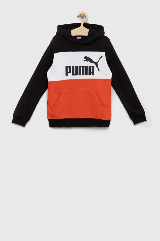 Παιδική μπλούζα Puma ESS Colorblock Hoodie TR B μαύρο