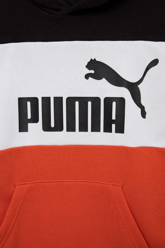 črna Otroški pulover Puma ESS Colorblock Hoodie TR B
