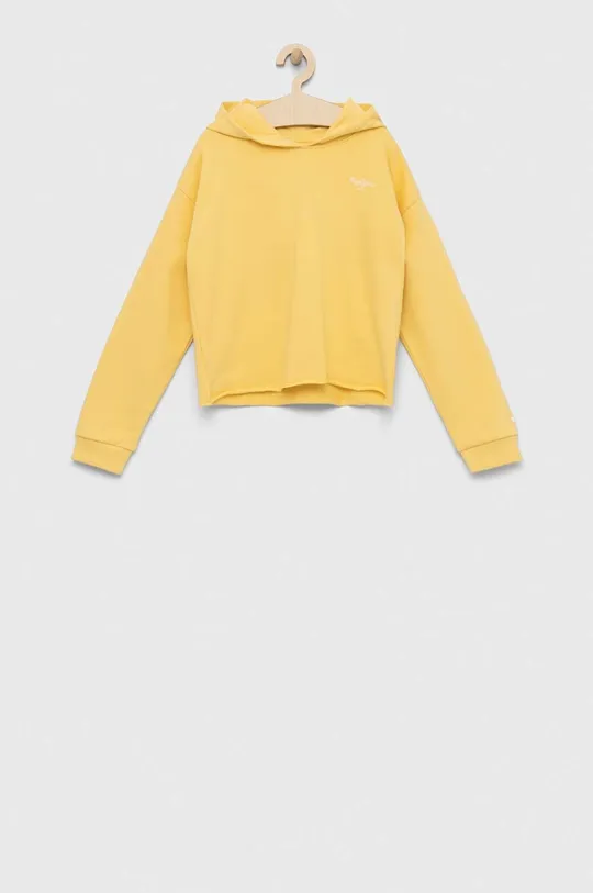 rumena Otroški bombažen pulover Pepe Jeans Otroški