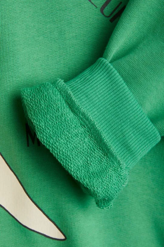 zelená Detská bavlnená mikina Mini Rodini